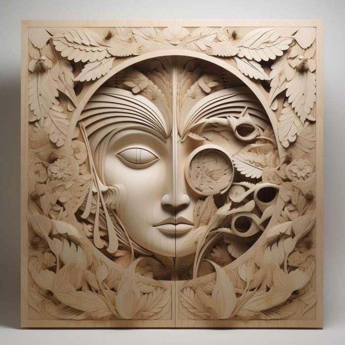 نموذج ثلاثي الأبعاد لآلة CNC 3D Art 